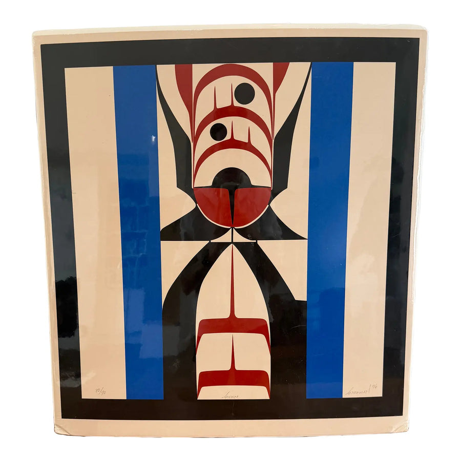 Doug Cranmer “Canoe” — Signed Silkscreen, 80/90, 1996