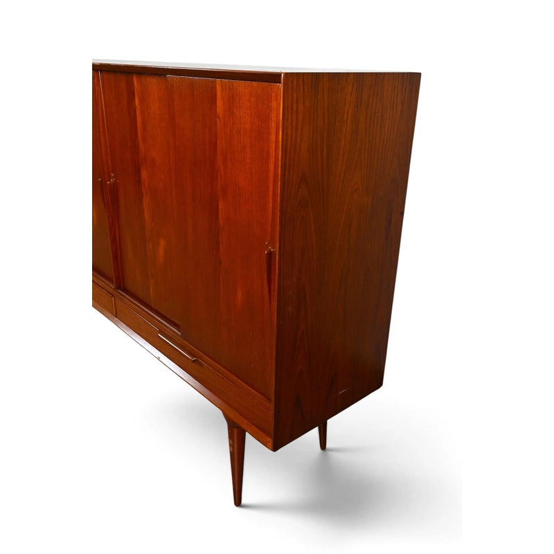 1960s Omann Jun Model 13 Danish Teak Highboard — detail 14