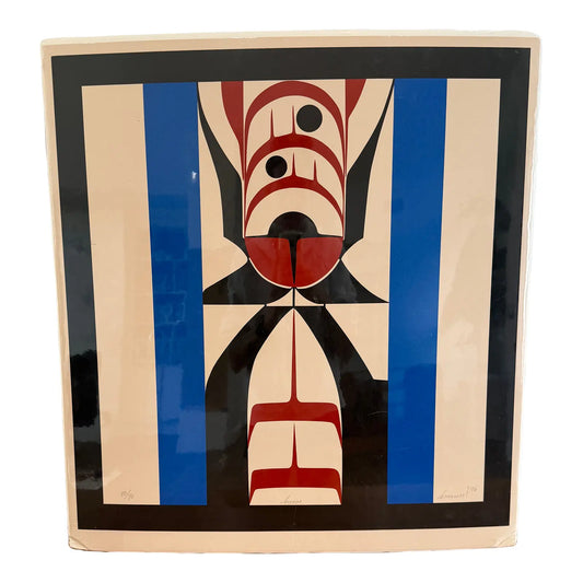 Doug Cranmer “Canoe” — Signed Silkscreen, 80/90, 1996