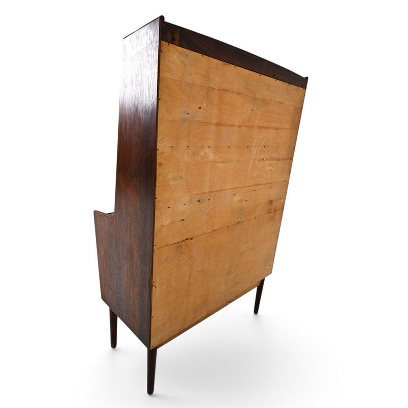 1960s Danish Rosewood Secretary Desk Attributed to Svend Madsen — detail 2