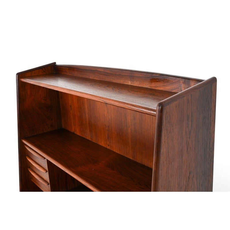 1960s Danish Rosewood Secretary Desk Attributed to Svend Madsen — detail 6