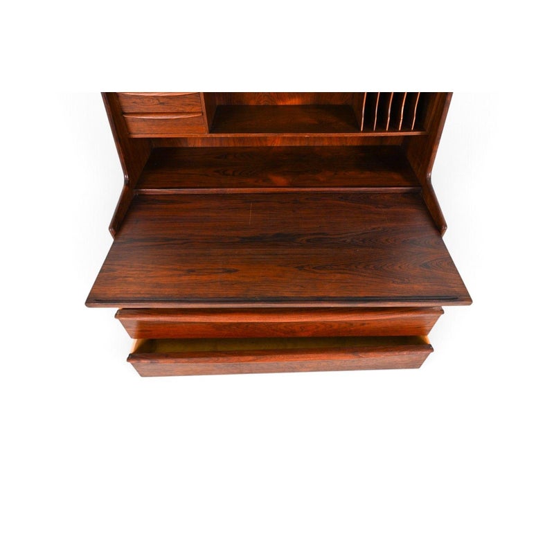 1960s Danish Rosewood Secretary Desk Attributed to Svend Madsen — detail 7