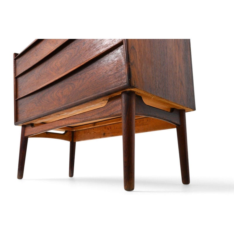 1960s Danish Rosewood Secretary Desk Attributed to Svend Madsen — detail 3