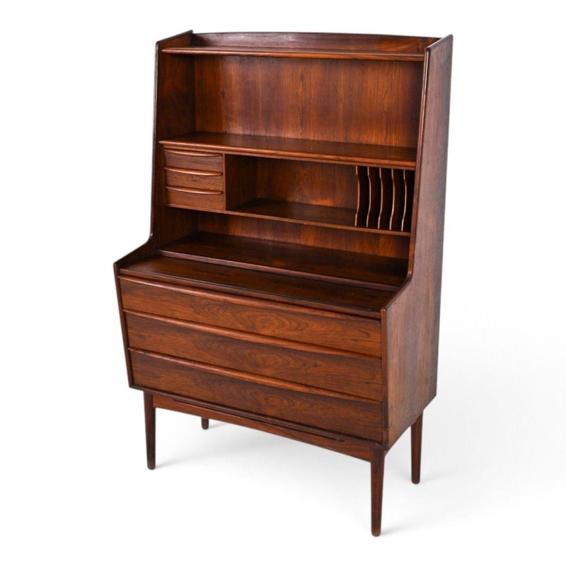1960s Danish Rosewood Secretary Desk Attributed to Svend Madsen — detail 17