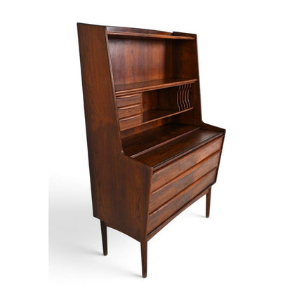 1960s Danish Rosewood Secretary Desk Attributed to Svend Madsen — detail 9
