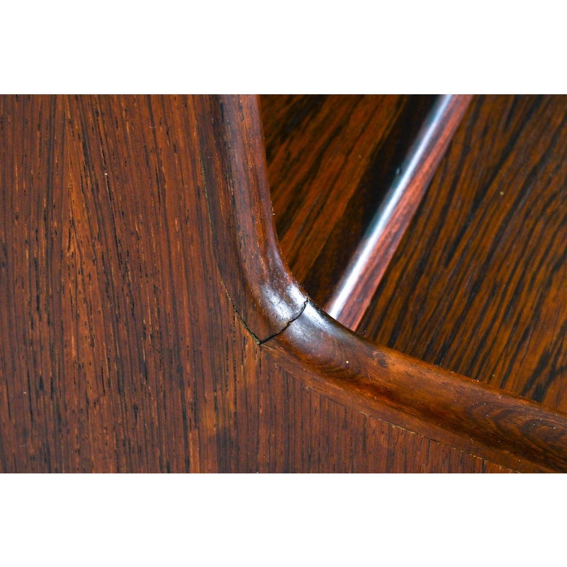 1960s Danish Rosewood Secretary Desk Attributed to Svend Madsen — detail 4