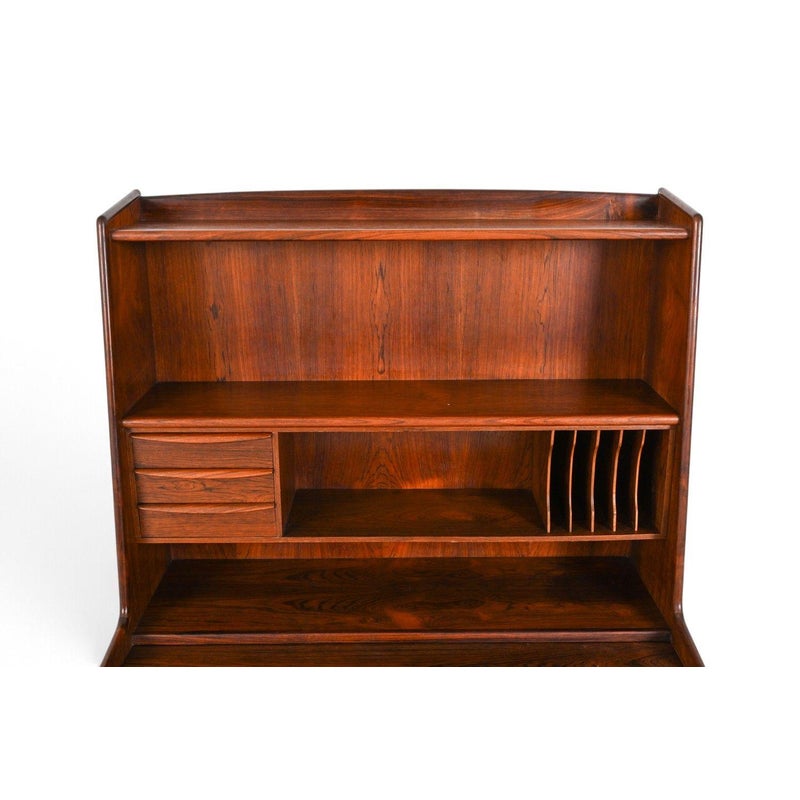 1960s Danish Rosewood Secretary Desk Attributed to Svend Madsen — detail 12