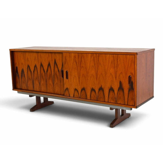 1960s Danish Rosewood Sideboard, 61-Inch — full view