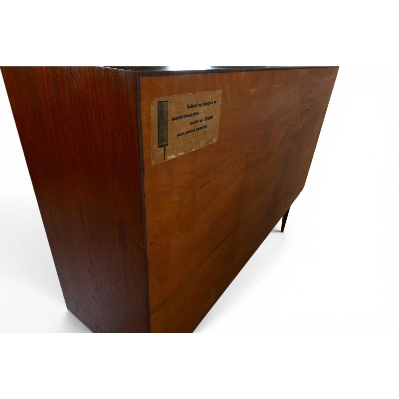 1960s Omann Jun Model 13 Danish Teak Highboard — detail 3