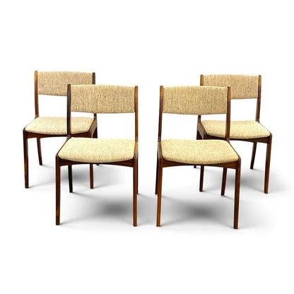 1960s Skovby Danish Rosewood Dining Chairs - Set of 4 — full view