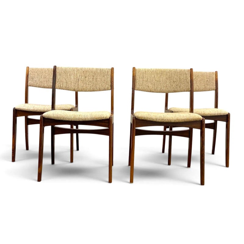1960s Skovby Danish Rosewood Dining Chairs - Set of 4 — detail 8