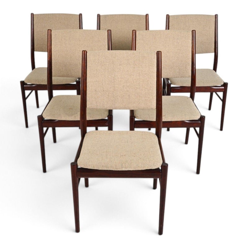 1970s Skovby Danish Rosewood Dining Chairs - Set of 6 — detail 14