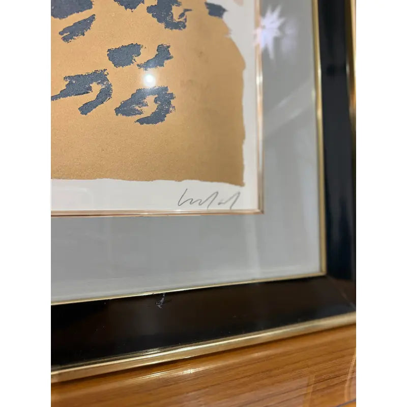 David Croland “Cheetah Woman” Signed Serigraph, 105/300 — detail 2