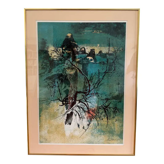 Hoi Lebadang Signed Color Lithograph, 41/125, with Collectors’ Guild Label — full view