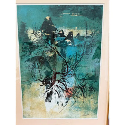 Hoi Lebadang Signed Color Lithograph, 41/125, with Collectors’ Guild Label — detail 3