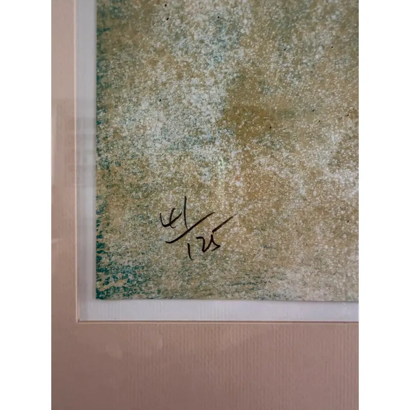 Hoi Lebadang Signed Color Lithograph, 41/125, with Collectors’ Guild Label — detail 4