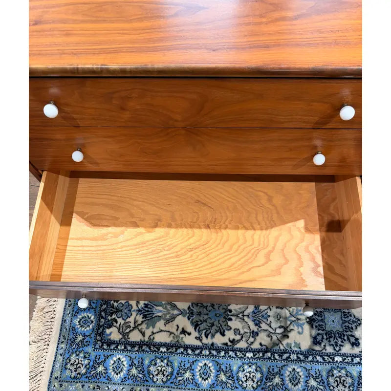 Drexel Declaration Walnut Three-Drawer Dressers — Pair — detail 9