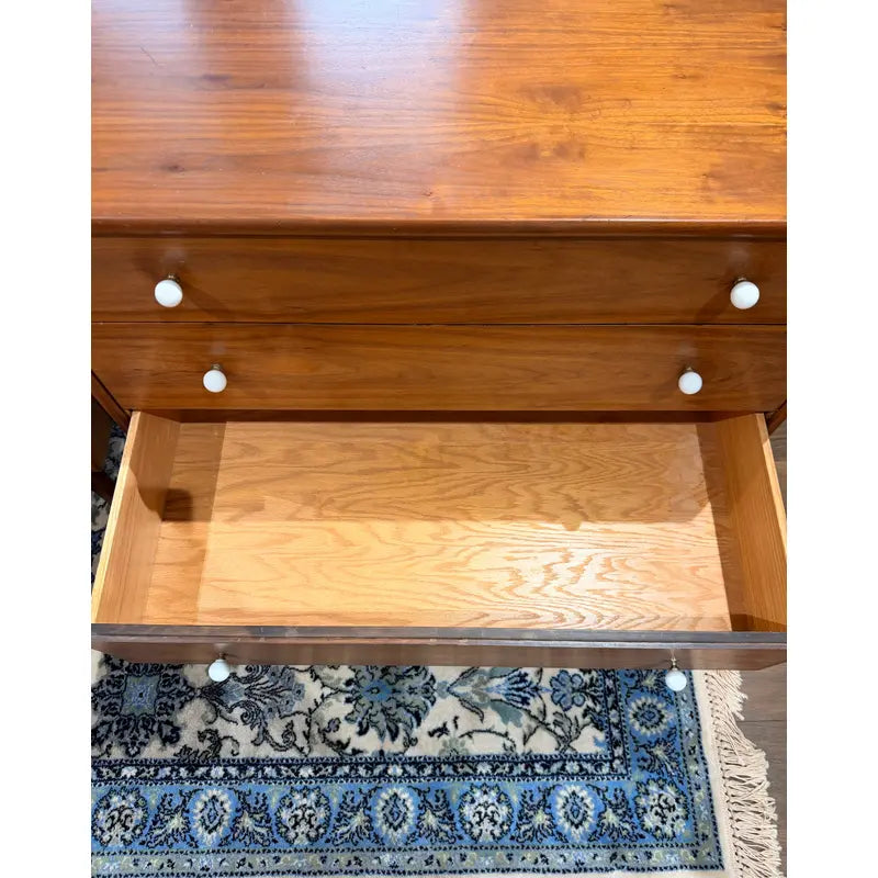 Drexel Declaration Walnut Three-Drawer Dressers — Pair — detail 11