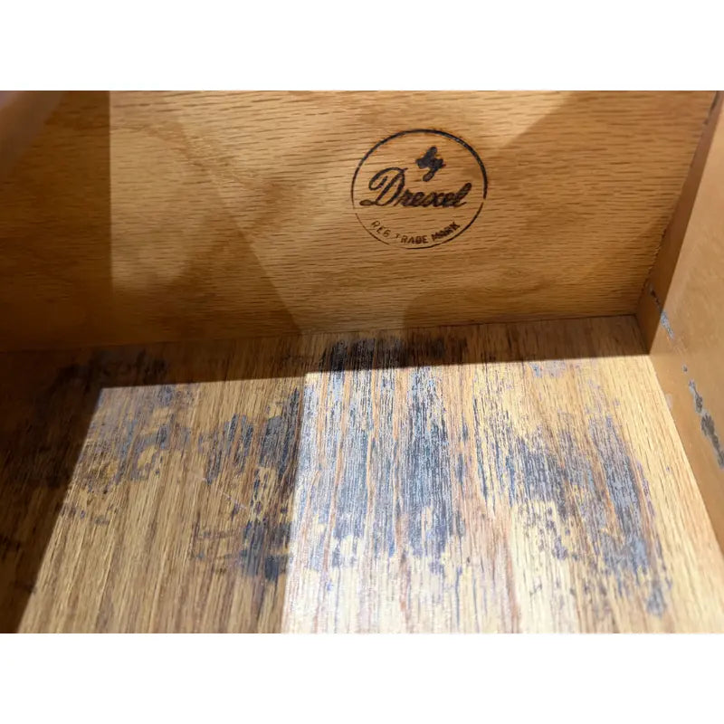 Drexel Declaration Walnut Three-Drawer Dressers — Pair — detail 13
