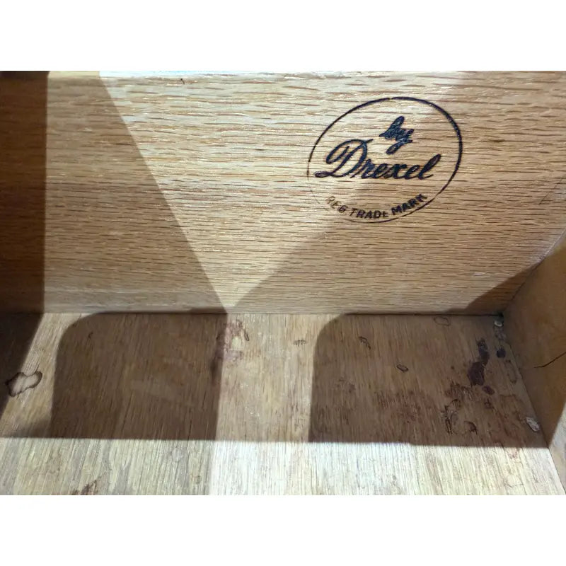 Drexel Declaration Walnut Three-Drawer Dressers — Pair — detail 15