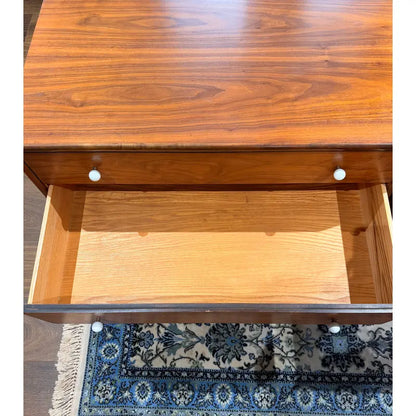 Drexel Declaration Walnut Three-Drawer Dressers — Pair — detail 17