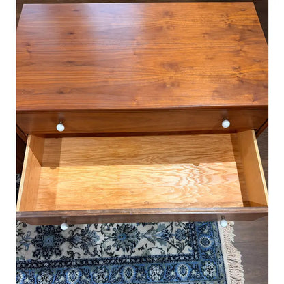 Drexel Declaration Walnut Three-Drawer Dressers — Pair — detail 18