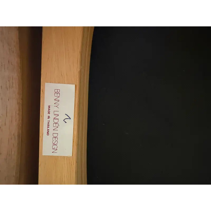 Benny Linden Solid Teak Dining Chairs — Set of Eight — detail 9