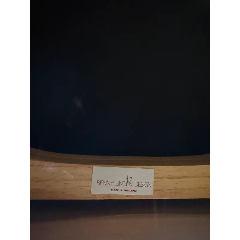 Benny Linden Solid Teak Dining Chairs — Set of Eight — detail 10