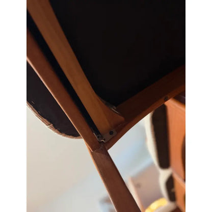 Benny Linden Solid Teak Dining Chairs — Set of Eight — detail 13
