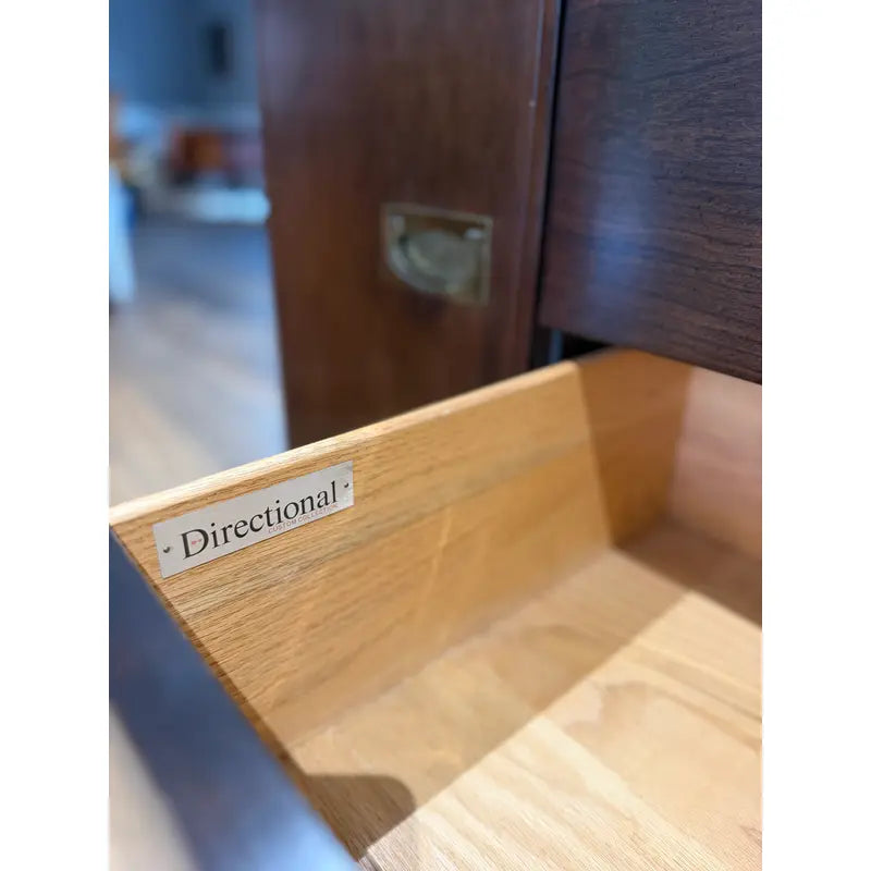 Directional Custom Collection Campaign Armoire, Attributed to Milo Baughman — detail 9