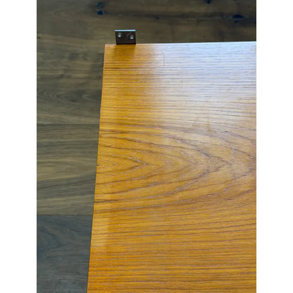 Hundevad Danish Teak Media Bookcase and Credenza, Attributed to Carlo Jensen — detail 3