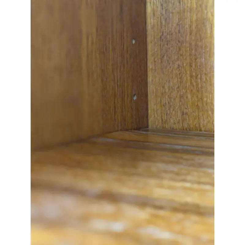 Hundevad Danish Teak Media Bookcase and Credenza, Attributed to Carlo Jensen — detail 11