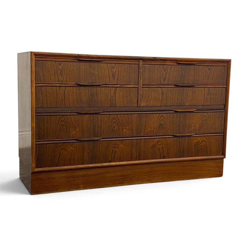 Bjerringbro Danish Rosewood Chest of Drawers — full view