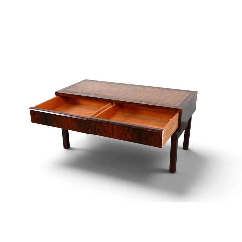 Edmund Jorgensen Danish Rosewood and Copper Chest — detail 3