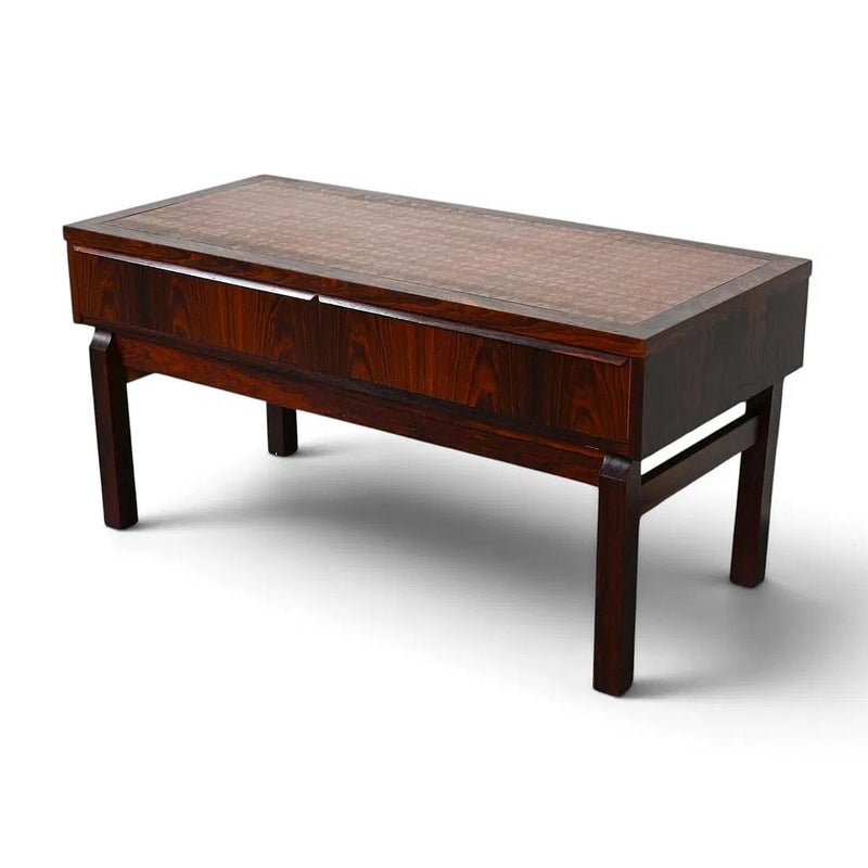 Edmund Jorgensen Danish Rosewood and Copper Chest — full view