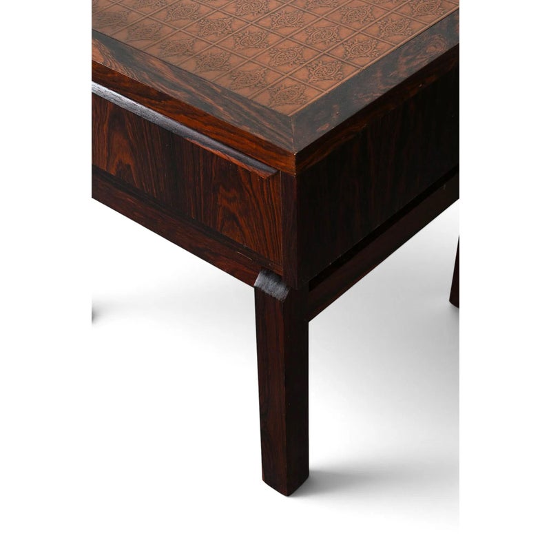 Edmund Jorgensen Danish Rosewood and Copper Chest — detail 7