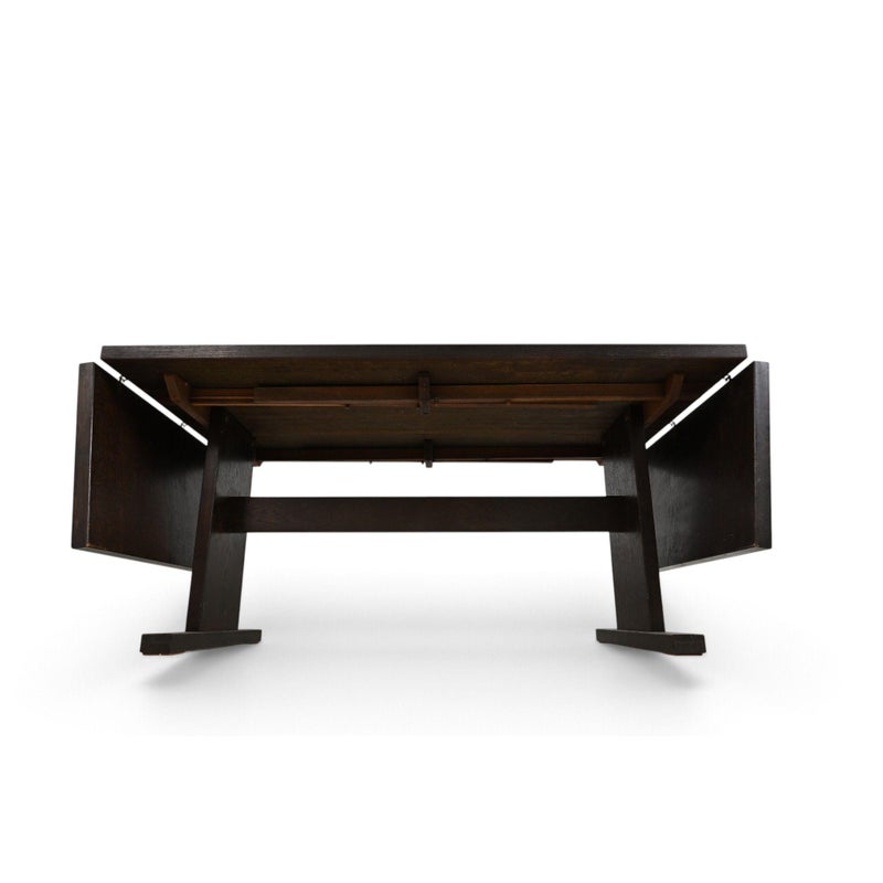 Gangso Mobler Danish Oak and Ox Art Tile Dining Table With Two Leaves — detail 3