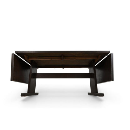 Gangso Mobler Danish Oak and Ox Art Tile Dining Table With Two Leaves — detail 3