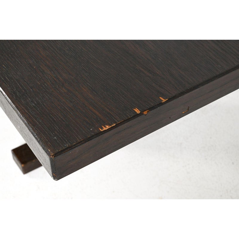 Gangso Mobler Danish Oak and Ox Art Tile Dining Table With Two Leaves — detail 8
