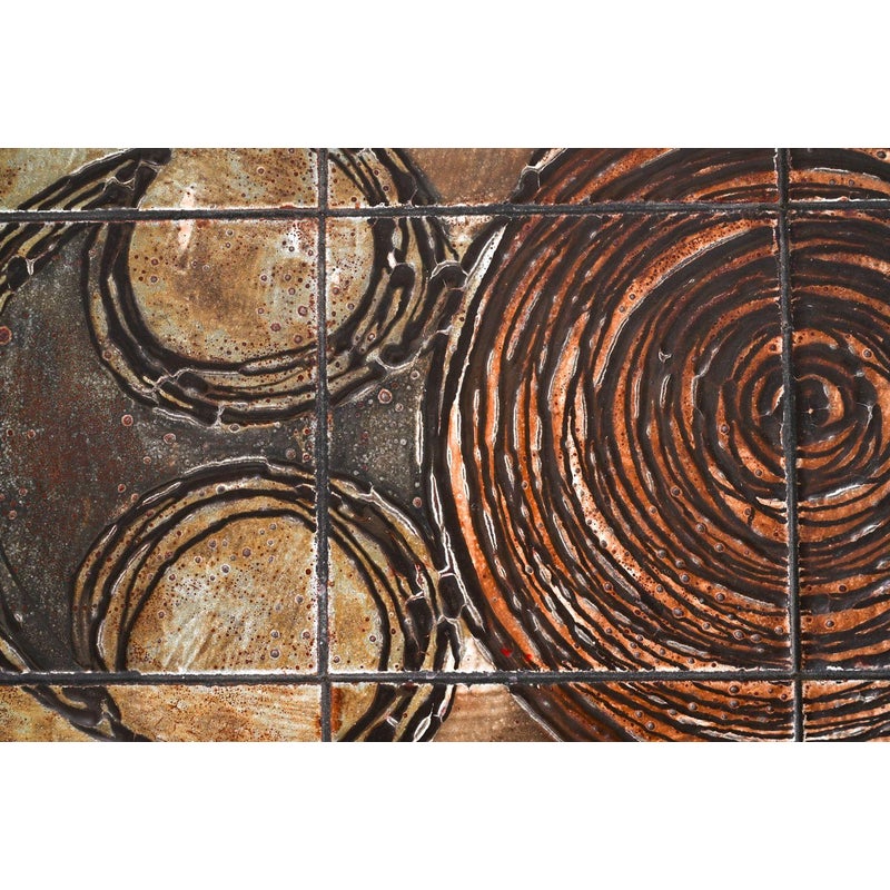 Gangso Mobler Danish Oak and Ox Art Tile Dining Table With Two Leaves — detail 10