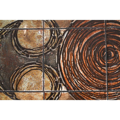Gangso Mobler Danish Oak and Ox Art Tile Dining Table With Two Leaves — detail 10