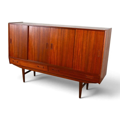 Westergaards Møbelfabrik Danish Teak Highboard — full view