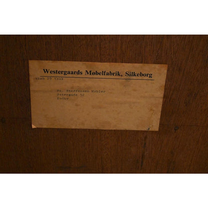 Westergaards Møbelfabrik Danish Teak Highboard — detail 6